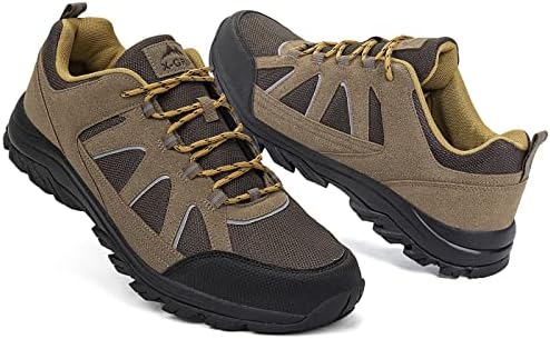 X-Grip Мъжки Размери 14 15 16 Дишащи Обувки за бягане на пътека Лек Планински Туризъм обувки Къмпинг Улични Маратонки