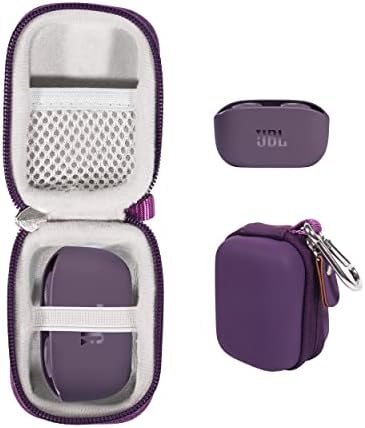 Калъф-чанта за JBL Vibe 100 TWS - Истински безжични слушалки в ушите (лилаво)