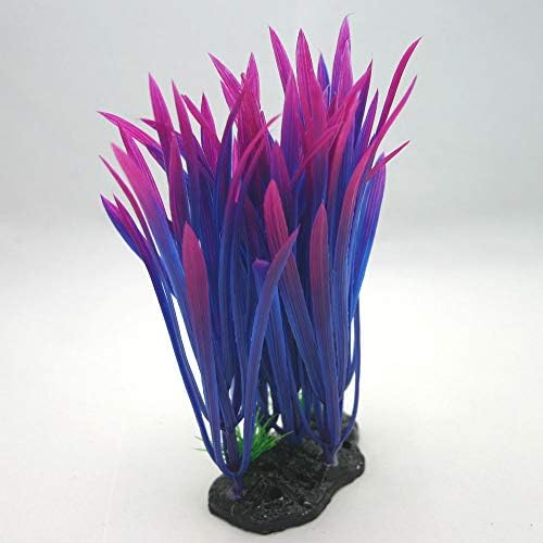 Aquapapa Декор за вашия аквариум Пластмасови Растения Многоцветное Изкуствено растение (лилаво / розово 4-6,5 h)