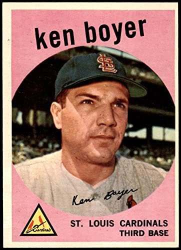 1959 Topps 325 Кен Бойер Сейнт Луис Кардиналс (бейзболна карта) в Ню Йорк Кардиналс