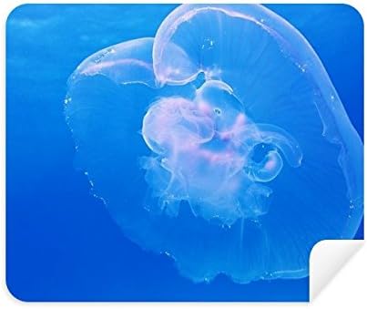 Медуза Океан Синя Вода на Науката Природа Плат За Почистване на Екрана за Пречистване на 2 елемента Замшевой Тъкан