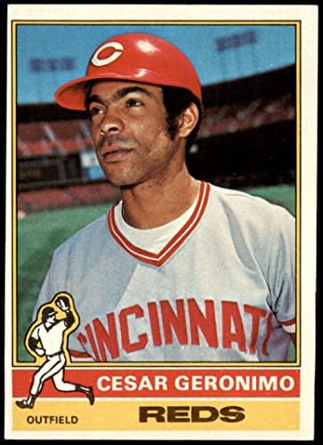 1976 Topps # 24 Сезар Джеронимо Синсинати Редс (Бейзболна картичка) VG/БИВШИ Червени