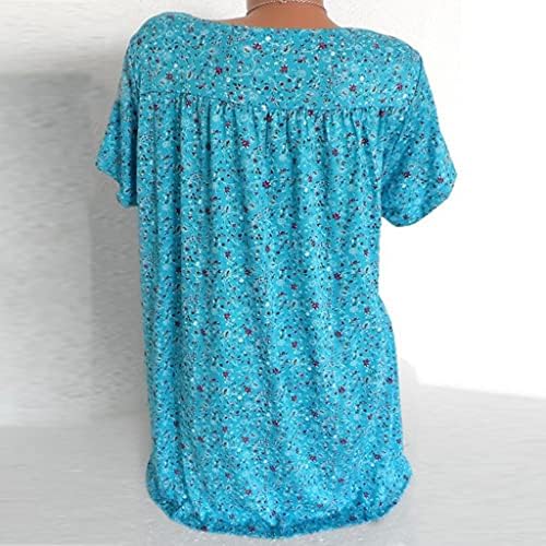 Летни Модни Ежедневни Блузи с Квадратни деколтета, Дишаща Тениска с Принтом за Жени, Дълъг Ръкав, Без Приятелка, Мода