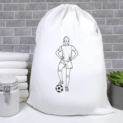 Чанта за дрехи Azeeda 'Football Girl' /Пране /Съхранение (LB00022432)