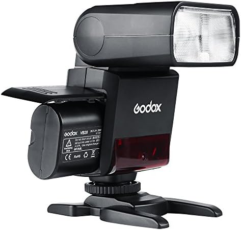 Светкавица за фотоапарат Godox V350N TTL 1/8000 s HSS 2,4 G GN36, 500 огнища на пълна мощност, време на презареждане е от 0,1 до 1,7 от спусъка X1T-N, съвместим с Nikon