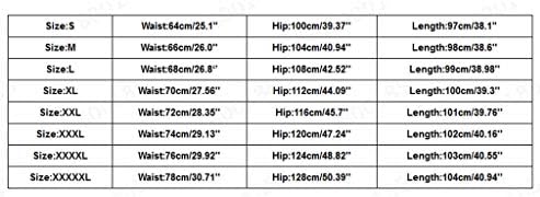 SNKSDGM Дамски Панталони, Гащеризони за Летните Ежедневните Свободни Панталони, Дамски Широки Дамски Ежедневни Панталони за Джогинг с Принтом за