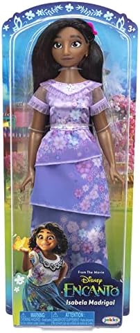 Модна кукла Disney Encanto Isabela с Роклята, Туфлями и Заколкой за Коса