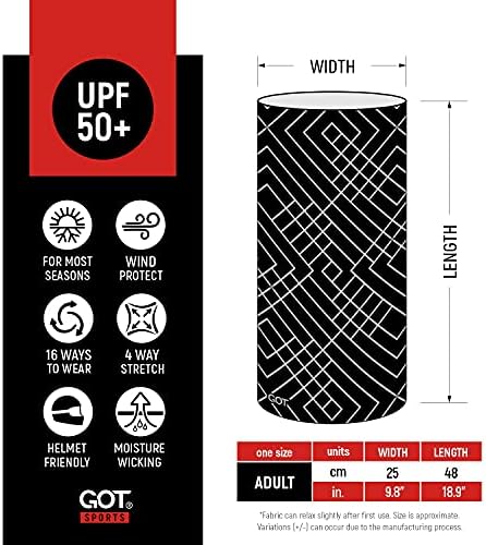 ИМАМ Sports UPF 50 + Риболовна Шейная Гетра - UV-Маска за Лице със Защита от Слънцето за мъже и Жени - Camo SPF Face Cover Gator