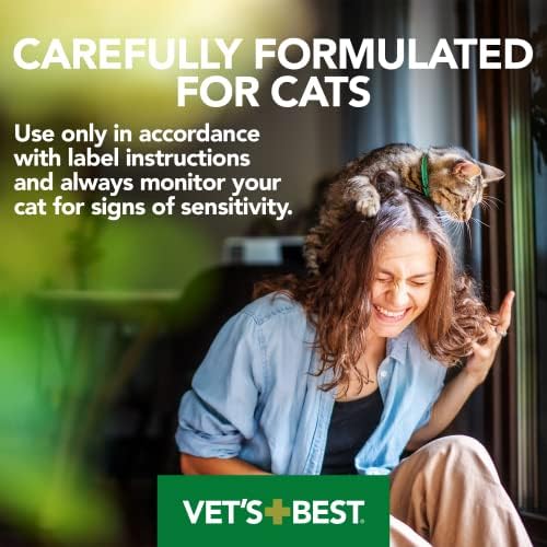 Най-добрият домашен спрей срещу бълхи и кърлежи от ветеринарен лекар за котки | Препарат против бълхи за кучета и котки къщи | Формула на растителна основа | 32 грама