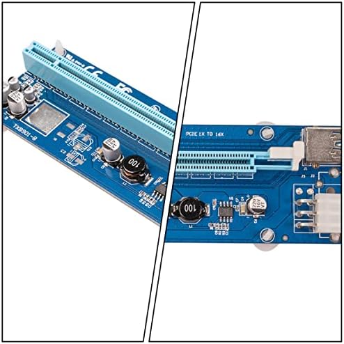 SOLUSTRE 1set Express Card X Продължавам I I - to Pin Адаптер Странично Аксесоари Gpu I-e Компютър- - pin E Майнинг Pci E Адаптер