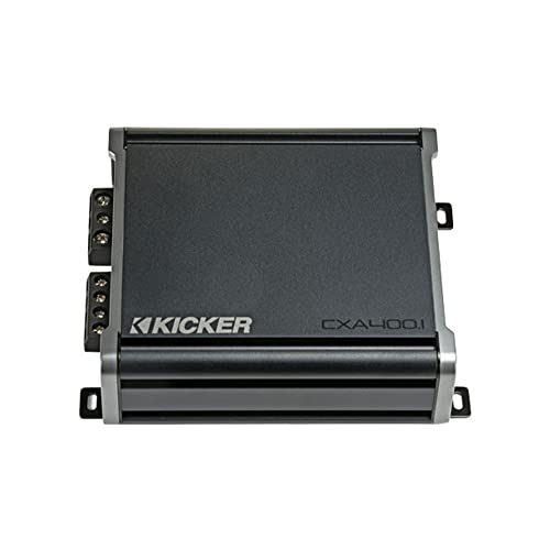 KICKER 46CXA4001T CXA400.1 400 W Моно Авто Аудиоусилитель клас D Усилвател + Регулатор на ниските честоти