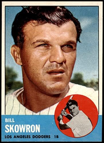 1963 Топпс 180 Бил Скоурон Лос Анджелис Доджърс (Бейзбол карта) в Ню Йорк Доджърс