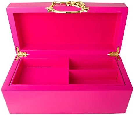 Здравейте Кити Санрио златна значка розов лак дървена кутия за бижута кутия за бижута с накладки от велур официално лицензиран