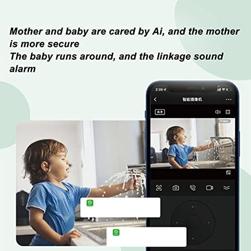 Камера Biitfuu, 100-240 В Wi-Fi APP Control Детска камера за Сигурност (штепсельная щепсел САЩ)