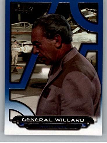 2018 Topps Star Wars Galactic Files Синьо ANH-34 Официалната Неспортивная Търговска карта на генерал Уилард в NM или по-добро състояние