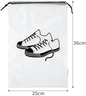 EBIZKY 5/3шт Пътна чанта за съхранение на Преносим обувки, дрехи, куфар от органза с завязками, Прозрачно Бельо, чанта за съхранение на грим, водоустойчив преносима чанта за съхранение (Цвят: малък размер: 3 бр.)