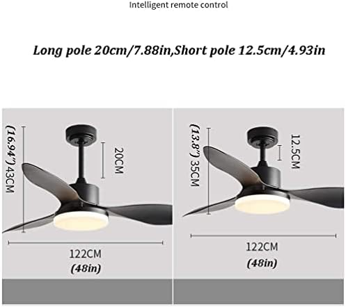 Вентилатор на тавана HALAHAI със Светлината Фен Nordic Light Creative Вентилатори с 3 Остриета ABS Вентилатор, вентилатор на Тавана Лампи с Подсветка Хол Начало Led Лампа С Потъмняване Вентилатор на Тавана Светлина