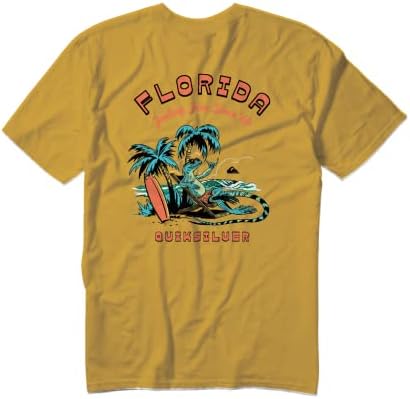 Мъжки тениски Quiksilver Florida с графичен Дизайн