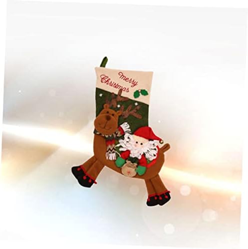 Abaodam 1бр Ръчен Декор Дядо Коледа Украса, Снежен човек Отглеждане на Коледни Бонбони Отглеждане весела Коледа Коледни Чорапи Украшение, Висулка Дядо Коледа Висулка Украса на Коледната Елха