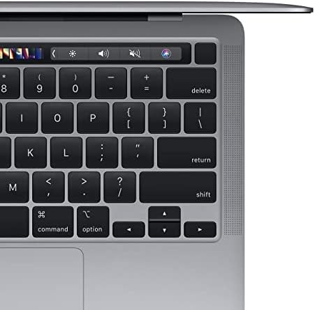 Apple MacBook Pro 2020 г. съобщение, с чип на Apple M1 (13 инча, 8 GB оперативна памет, 256 GB SSD памет) космически сив цвят (обновена)