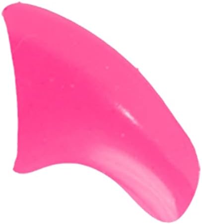Purrdy Paws 3 Месечен доставка на Меки Капачки за нокти за котки ЯРКО Розов цвят със Средна плътност с допълнителни лепила