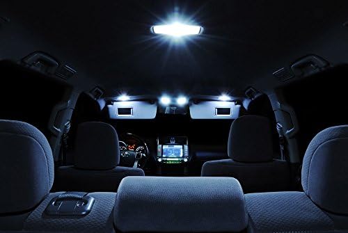 Вътрешен led лампа XtremeVision за suv-Land Rover LR2 Freelander 2008-2015 (8 бр), Студен бял Комплект вътрешни led + Инструмент за инсталиране