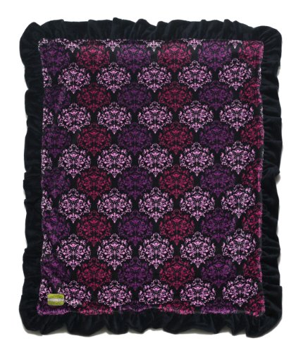 Плюшени завивки Kivelli Baby Couture Mia Damask Minky - Пълна или Пътни (Пълен размер на -30 x 36, Слива / обичка / Лавандула)