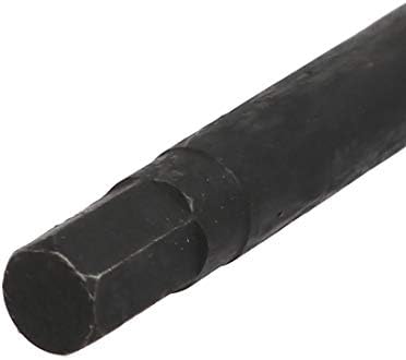 Aexit Ръчни Инструменти с Дължина 78 mm H6 с шестоъгълни глави 1/2-инчов Квадратен Адаптер за контакта Черен Модел: 36as49qo560