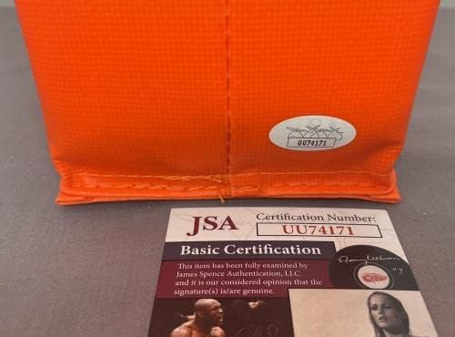 Хенри То'Отото ПОДПИСА Футболен пилон Crimson Tide със сертификат за JSA COA и Доказателство - Различни предмети с автограф колеж