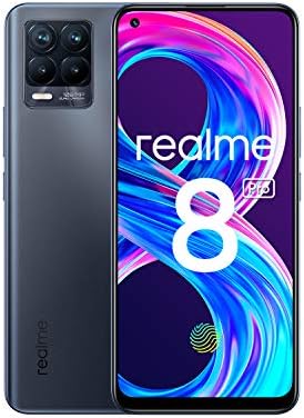 Смартфон realme 8 Pro с две SIM-карти, 128 GB ROM + 6 GB RAM (само GSM | без CDMA) с фабрично разблокировкой 4G / LTE (Infinite Black) - Международната версия