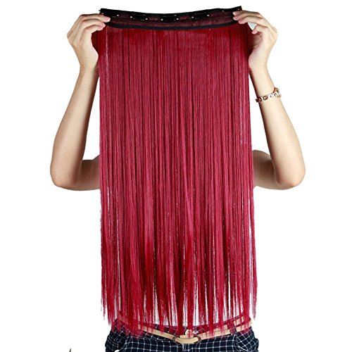 Косата S-noilite red и ярки сърма за коса фея