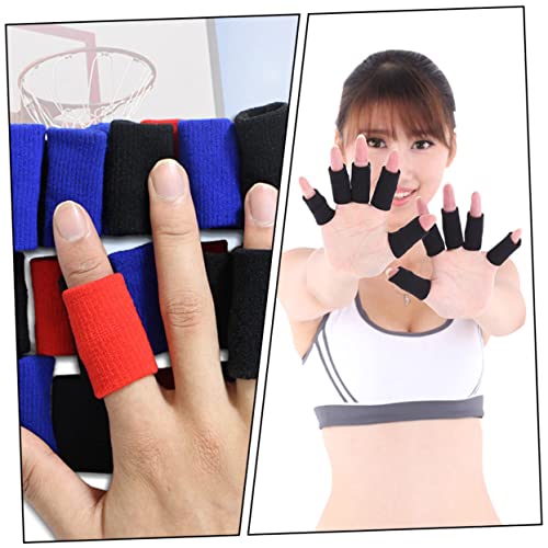 BESTOYARD Защита за палеца на Силиконови Държачи Еластични Защитни Стягане на Капачки За Пръстите на Защитни Баскетболни Ръкав За пръстите на Защитни Ръкави за пръстите на Ластични Ръкави 160 бр.