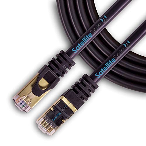 Сателитна продажба RJ45 Cat-7 Мрежова Ethernet SSTP Интернет-кабел 600 Mhz 10 Gbit/с Универсален Тел Черен Кабел 3 метра