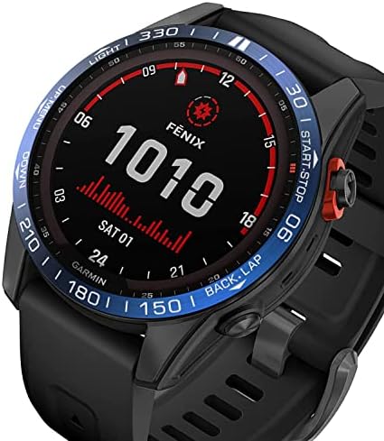 Methray е Съвместим с Пръстен за безеля часа на Garmin Fenix 7S, Пръстен за безеля от неръждаема Стомана, Залепваща на кутията, Защита От надраскване, Защита от сблъсък, Аксесоари за часовници на Garmin Fenix 7S Sapphire