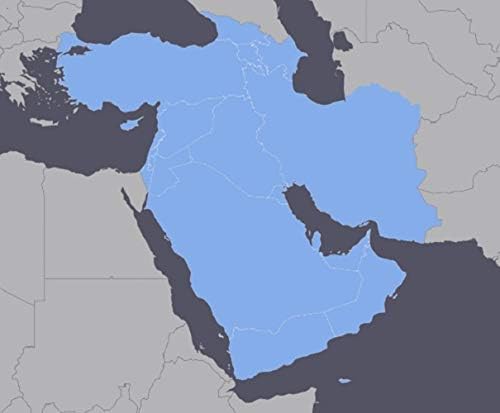 GPS-карта на Близкия Изток 2023 за устройства на Garmin