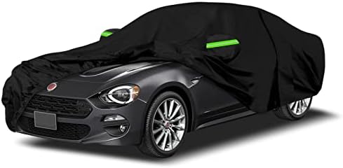 Водоустойчив automobile калъф Замени на -2022 Fiat 124 Spider и Mazda MX-5, 6 Слоя всички сезони, авто като калъф с цип, за защита от Сняг, Дъжд, прах и Градушка