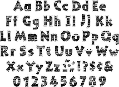 Поп букви Баркър Creek, 4 в стил бохо-шик, Многоцветни Дизайнерски букви за Табла за съобщения, стаите за почивка, приемни, Табели, дисплеи и много други! 4, 255 символа в комплект (1736)