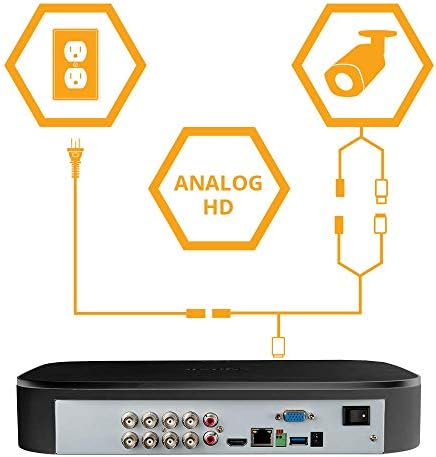 8-канална система за сигурност Lorex 1080p HD с Осем Защитени от атмосферни влияния камери за видеонаблюдение 1080p HD и подобрени детектор за движение