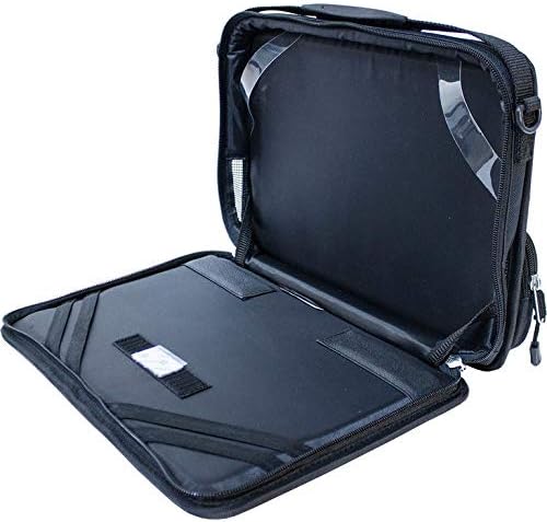 Универсален калъф OTTERBOX OtterShell с джоб за 11-12-инчов хромбуков и лаптопи - Не се продава на дребно / Идва в найлонова торбичка - Сив / черен