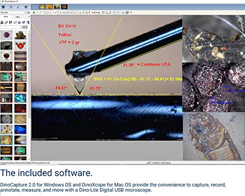 Дигитален микроскоп Dino-Lite USB AM3113 - 0,3 Mp, 10x - 50x, 230-кратно Оптично увеличение, Измерване