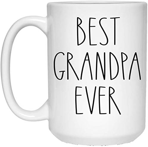 Най-добрата кафеена чаша за дядовци в светлината на Подаръци за Коледа - Кафеена чаша за дядовци на рождения си Ден - Деня на бащата / Ден на майката - Семейна кафеена чаша За рождения си Ден подарък За най-Добра чаши