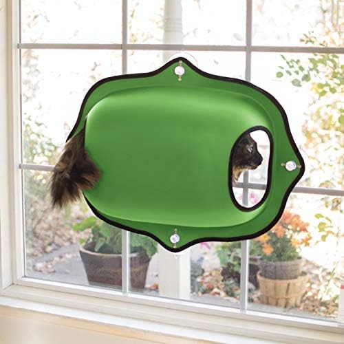 K & H Стоки за домашни любимци EZ Определяне на Перваза на прозореца за Коте Зелен 27 X 20 См