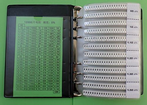 8500 бр. (170 номиналов, 50 бр./наименование) Набор от микросхемных резистори SMD 1206 SMT
