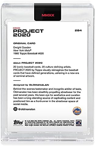 Карта на Topps PROJECT 2020 284 - 1985 Дуайт Гуудън от Олдмана Алън