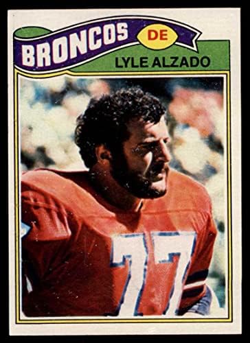 1977 Topps 386 Lyle Альзадо Denver Broncos (Футболна карта) EX/Mount Broncos Янктон