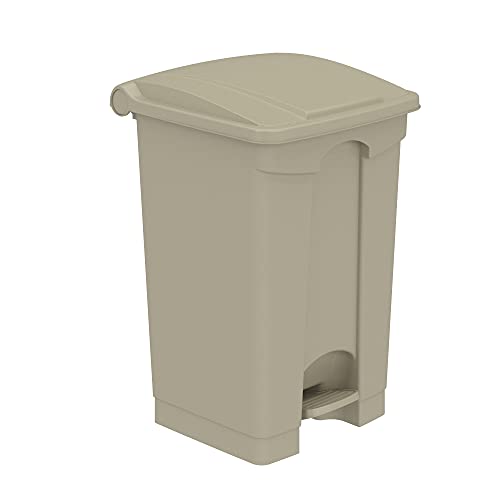 Пластмасов окачена кофа за боклук Safco Продукти за премахване на отпадъци без помощта на ръка, отличен за домашно / на комерсиално използване, 12 литра, Кафяво (9925 тона)