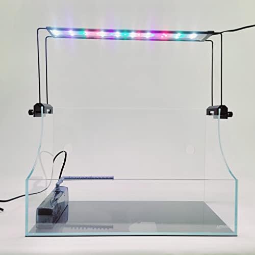 Комплект за терариум от ултра прозрачно стъкло с ниско съдържание на желязо Paludarium Kit с led осветление, филтър, преградена и фитинги