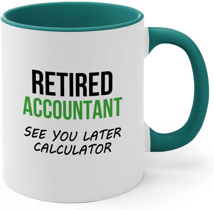 Bubble Hugs Accountant два цвята Кафеена Чаша Green Edition 11 грама - Счетоводител За пенсии - Подарък Студентите-Счетоводител, Аудитору КПД, Агенцията за Финансов Консултант, Колега