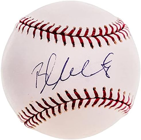 Брендън Маккарти С Автограф от Официалния представител на MLB Бейзбол Ню Йорк Янкис, Лос Анджелис Доджърс Just Сувенири Инв 211997 - Бейзболни топки с автографи