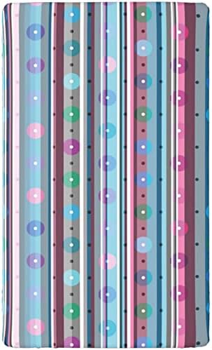 Кухненски Кърпи за яслите в пластична теми Портативни мини-Чаршафи за легла от Ултра Мек материал -Бебешки Кърпи за момичета или Момчета, 24 x 38, Многоцветни